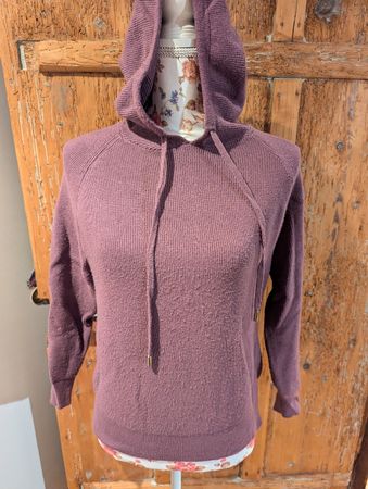 Kuscheliger Damen Hoodie Pullover Gr. M violet