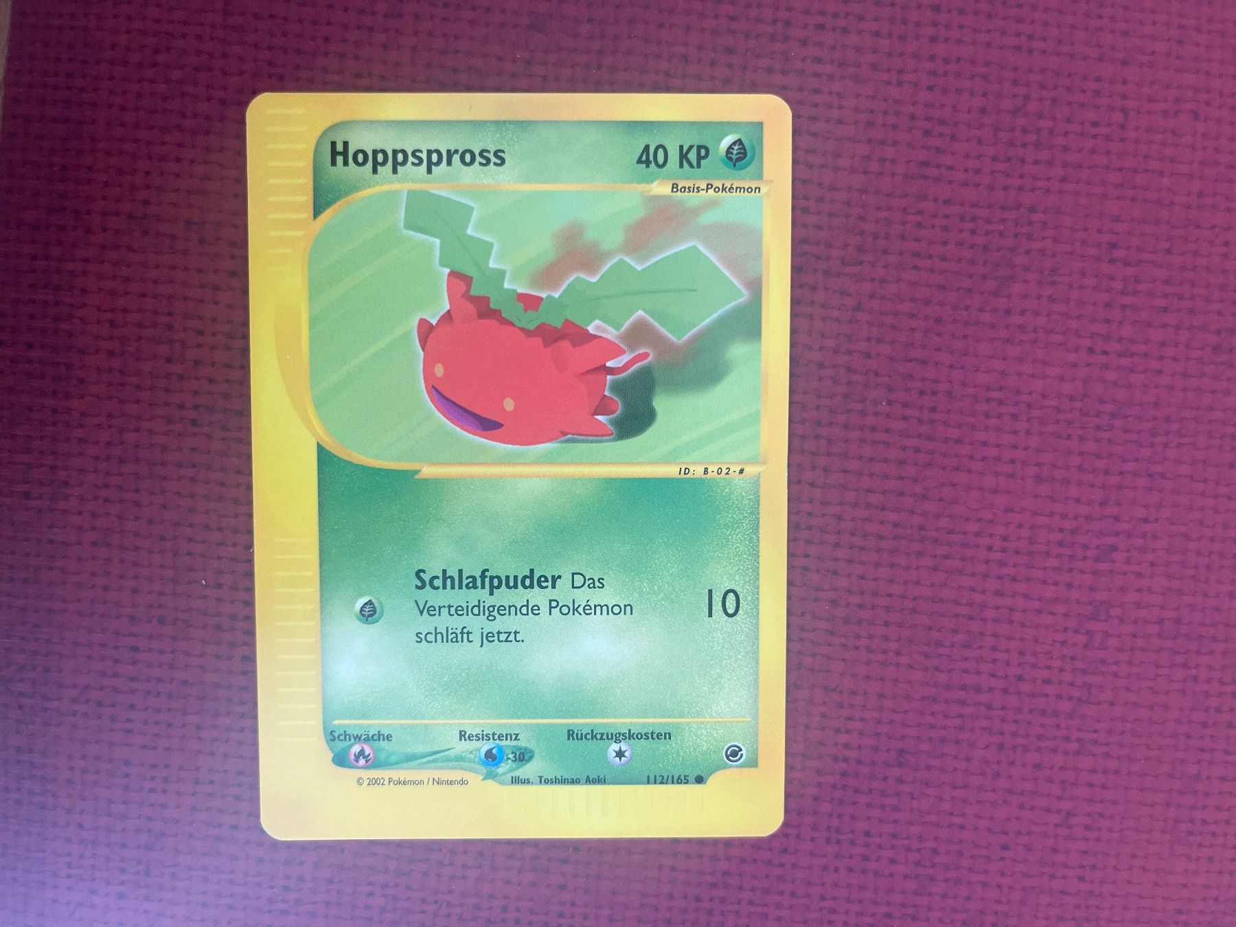 Pokémon Carte collezionabili: Pokemon Hoppspross Expedition Deutsch – Usato da Wabern venduto da Collectfun