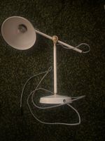 Tischlampe weiss verstellbar voll funktionsfähig
