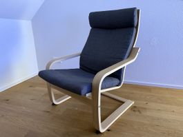 IKEA Sessel Poäng mit Kopfstütze, Top Zustand!