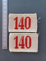 2 Achselnummern 1898, Infanterie, Landwehr, Füsilier Bat 140