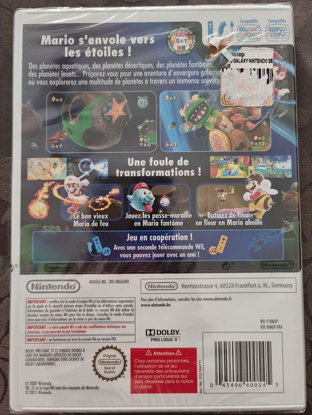 Nintendo Spiele: Super Mario Galaxy - Wii – Neu und originalverpackt aus Denges von old-school-89 2