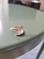 Silberring mit Blatt