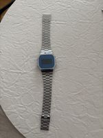 Montre digitale vintage unisexe - acier inoxydable