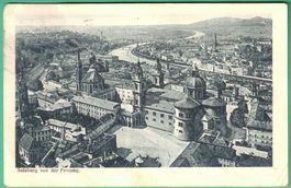1920    Salzburg Festung   mit  Deutschösterreich 2 Kronen
