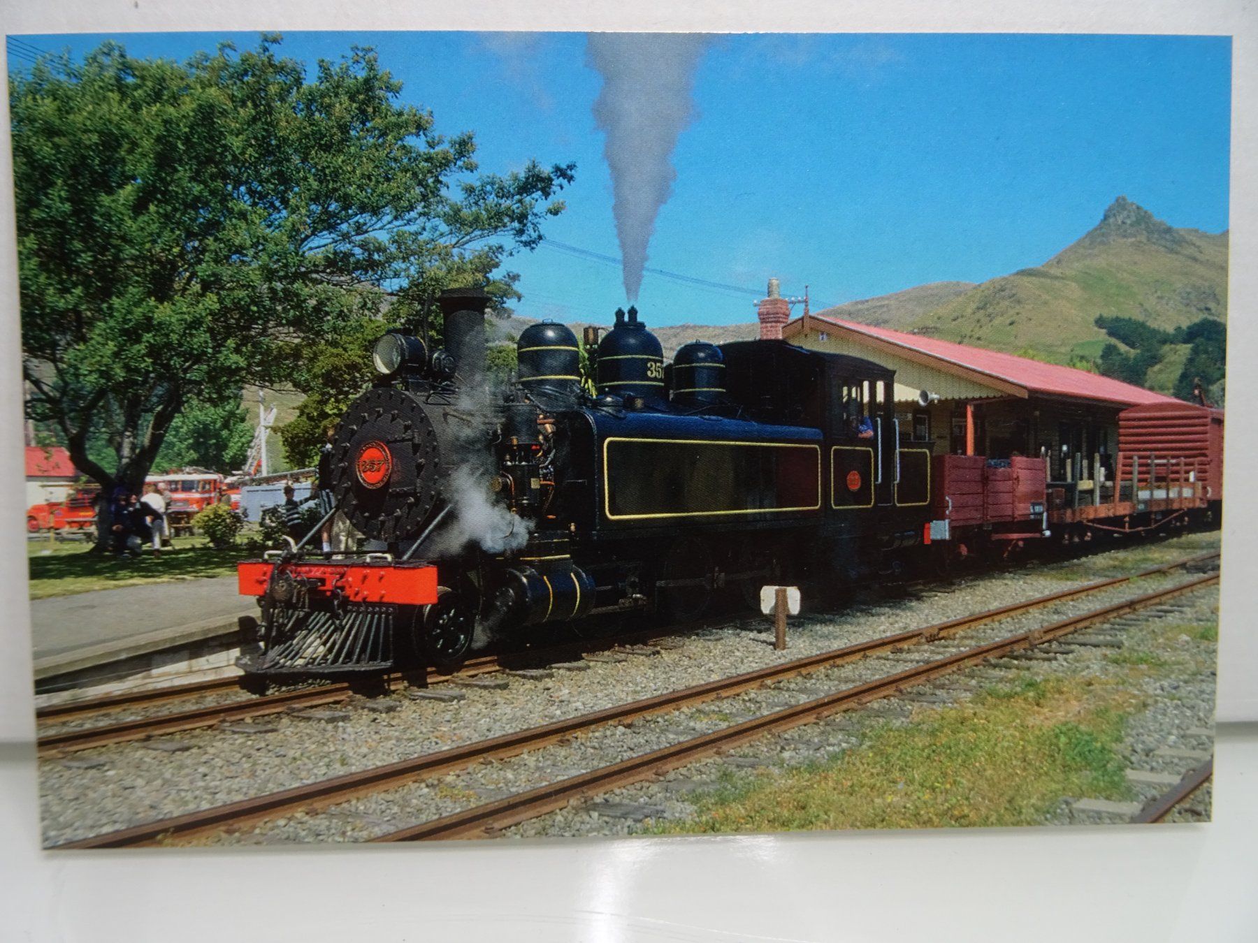 Cartoline postali: Postkarte Dampflok Wd 357 Neuseeland 1997 – Nuovo (secondo la descrizione) da Teufen AR venduto da Brandan2171