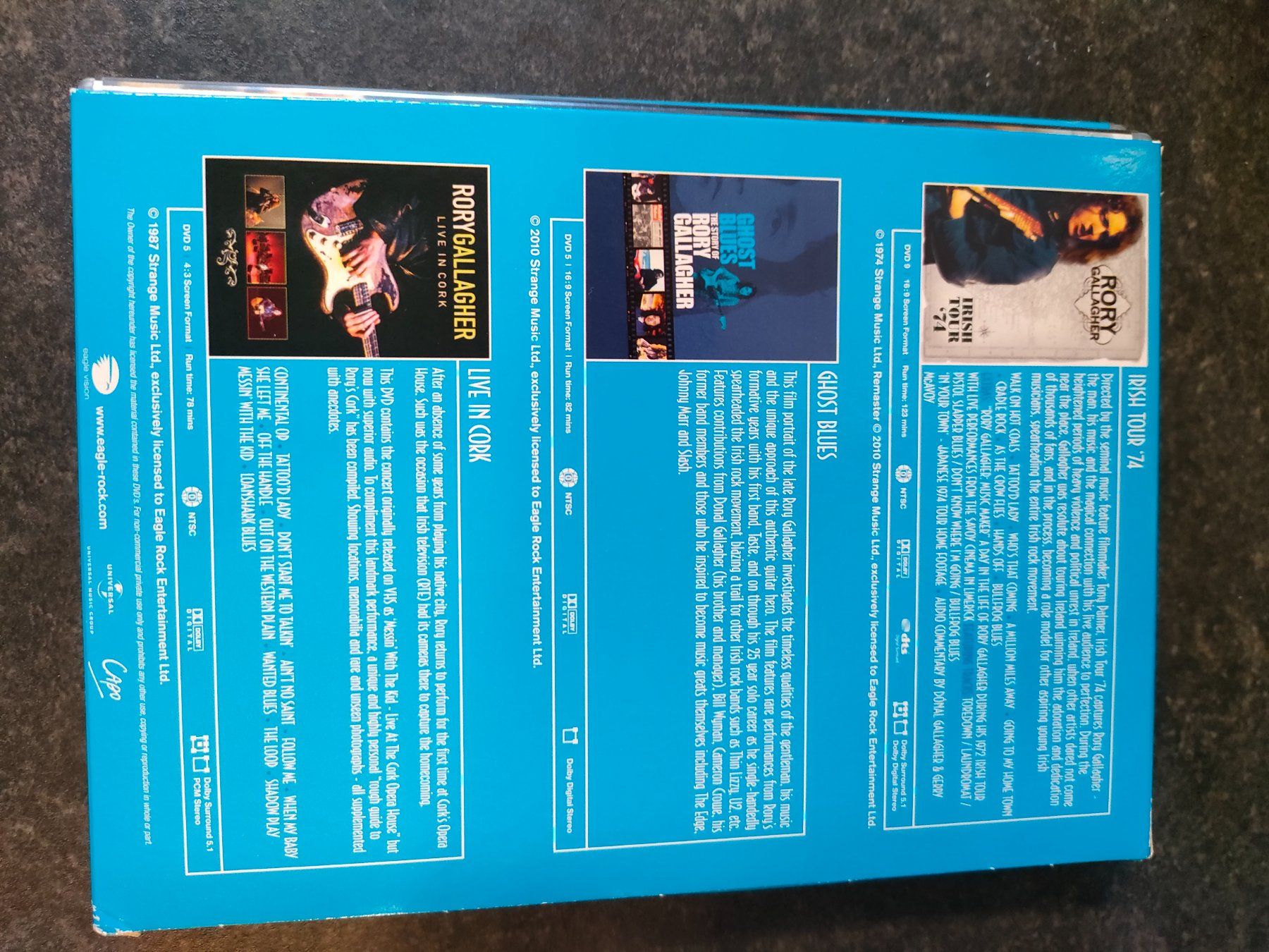 Tutti i DVDs: 3 Disc Set RORY GALLAGHER  IRISH TOUR '74 – Usato da Rheineck venduto da simfu 1