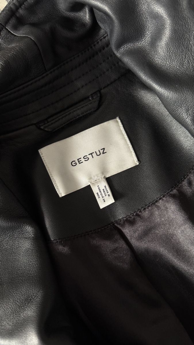 Vestes: Gestuz leather jacket  – Neuf (Voir description) à Paradiso par viorea 8