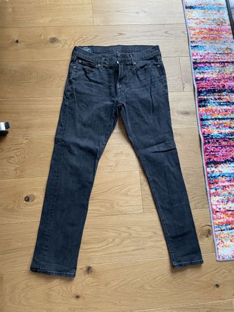 Jeans Abercrombie & Fitch Langdon Skinny 32W 30L dunkelgrau