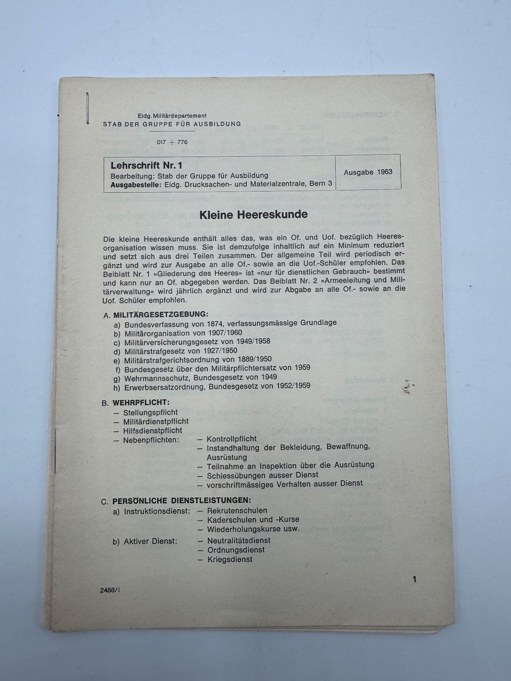 Bücher: Schweizer Armee Bücher Konvolut – Gebraucht aus Sachseln von BONATI01 3