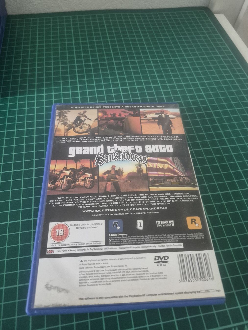 Sony Giochi: Grand Theft Auto San Andreas PS2 Game good condition – Usato da Meyrin venduto da Retro-GZ 2