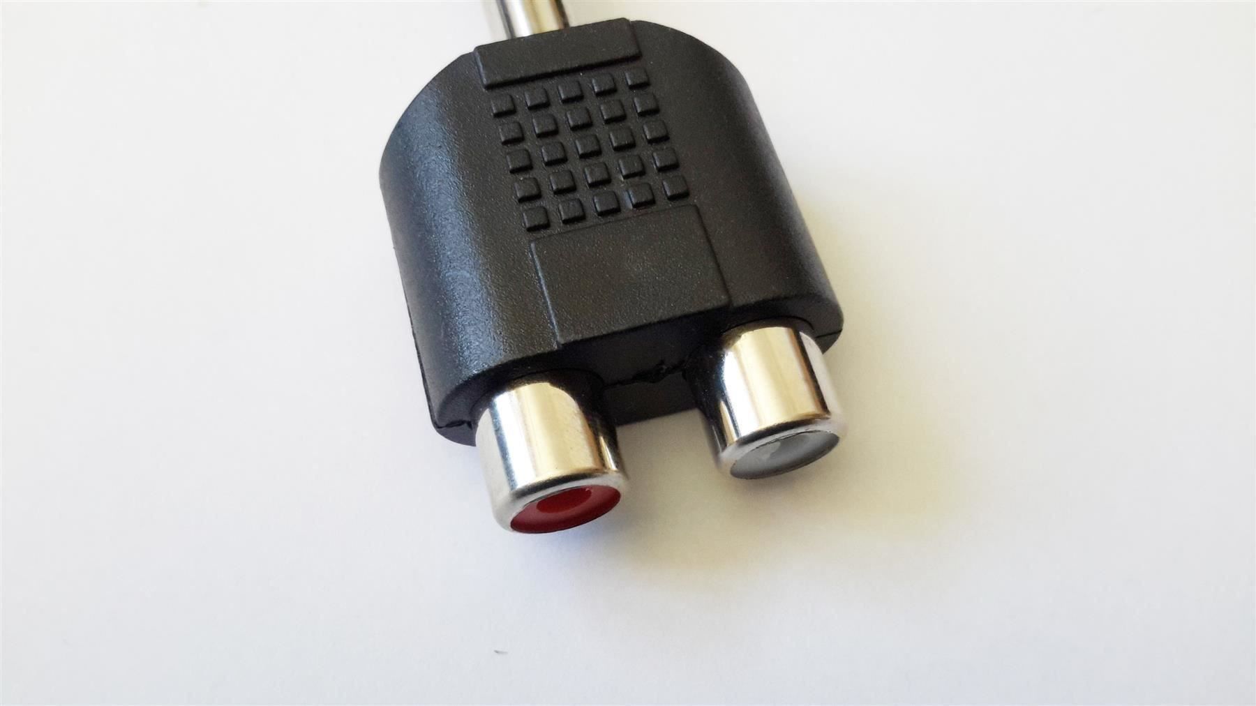 Laufwerke & Adapter: Adapter 6,3 mm Klinke Stereo -> 2x Cinch – Neu und originalverpackt aus St. Gallen von cointec 2