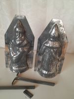 Weihnachtsmann, Nikolaus, Schokoladenform, Backform Metall