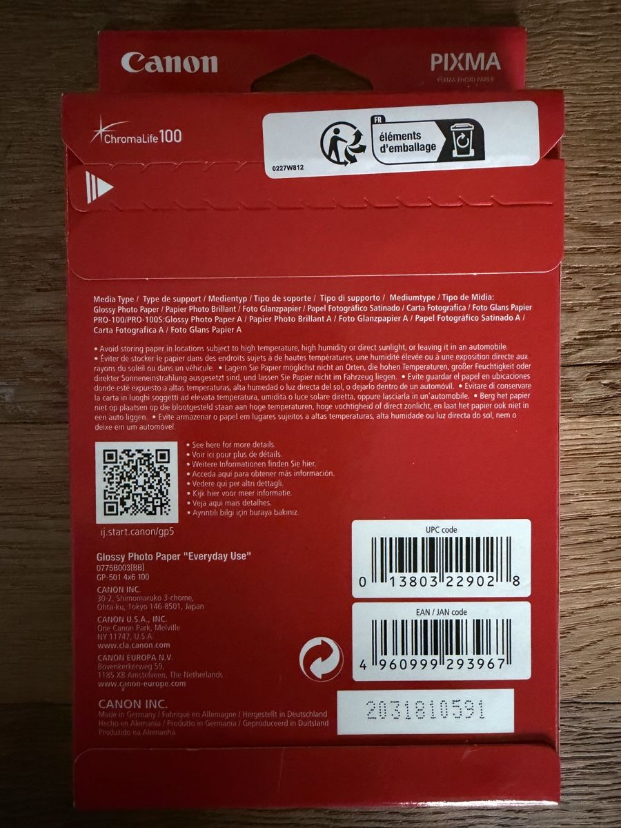 Canon Papiere: Fotopapier – Neu und originalverpackt aus Avegno von CaVal13 1