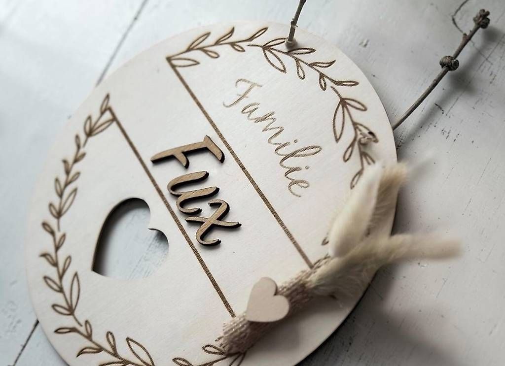 Tutte le decorazioni: Personalisiertes Türschild  – Usato da Glis venduto da KubEmma.ch 2