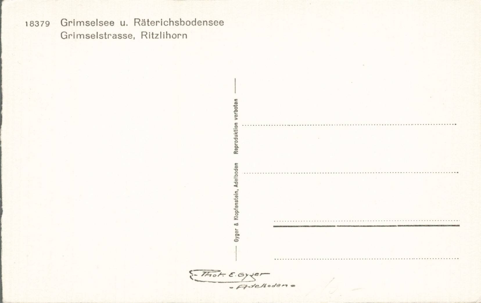Cartoline postali: Grimselpass - Postauto mit Passpanorama! – Usato da Luzern venduto da Kartenansicht 1