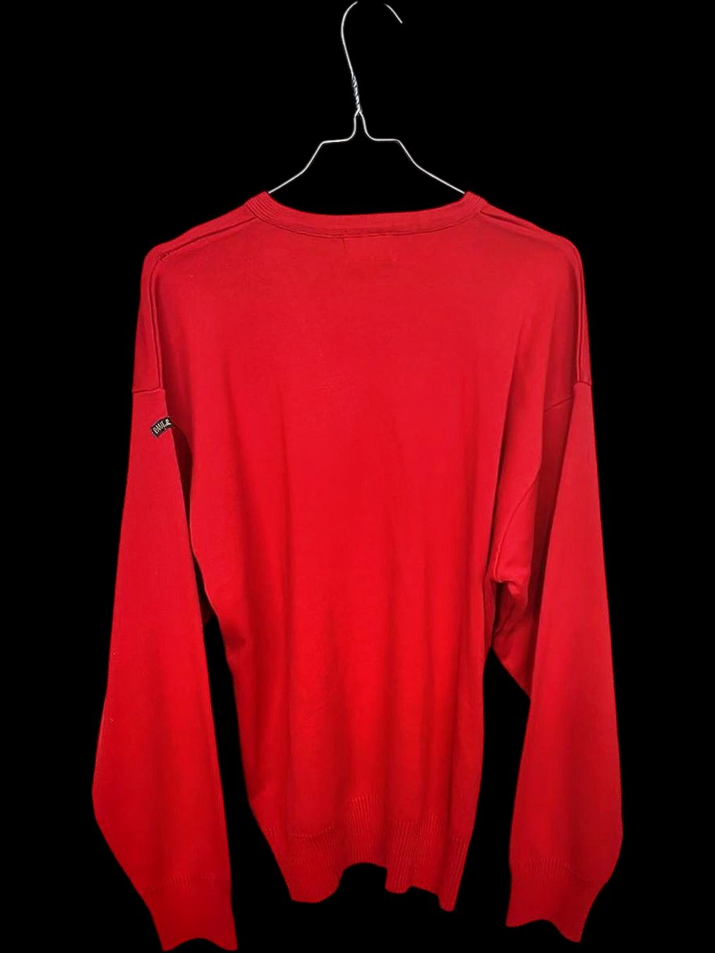 Paul & Shark T-Shirts: Paul & Shark Roter V-Ausschnitt Pullover - Hergestellt in – Gebraucht aus Zug von vinokilo 4