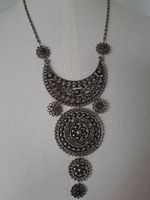 Halskette Boho-Style Metall 80er Jahre