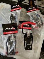 4x Red Fahrrad Wandhalter