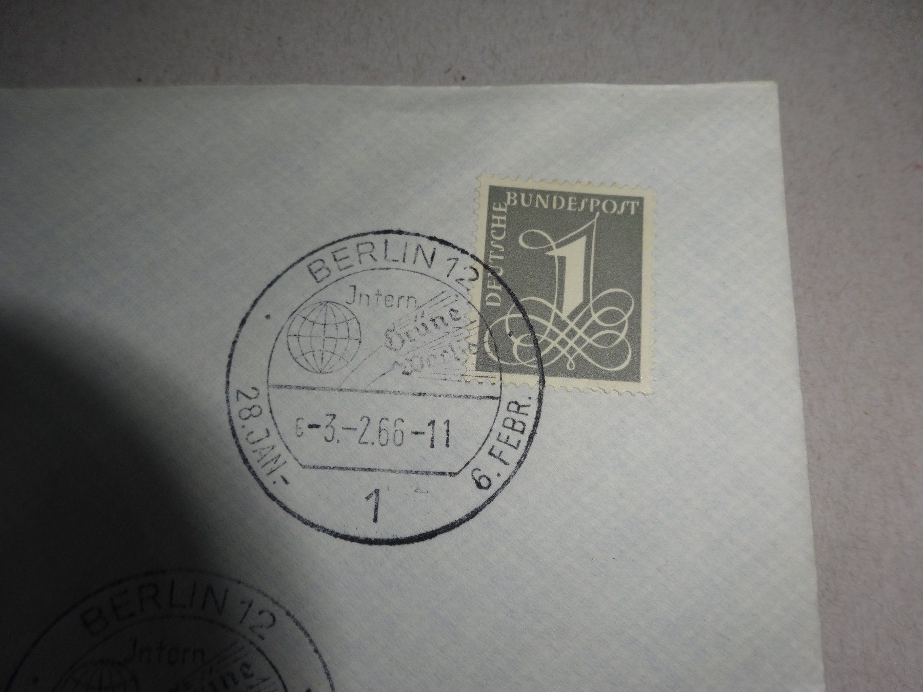 Tutti i francobolli: Ersttagsbrief  Berlin 12  3.2.1966 – Usato da Neerach venduto da jenny062 1