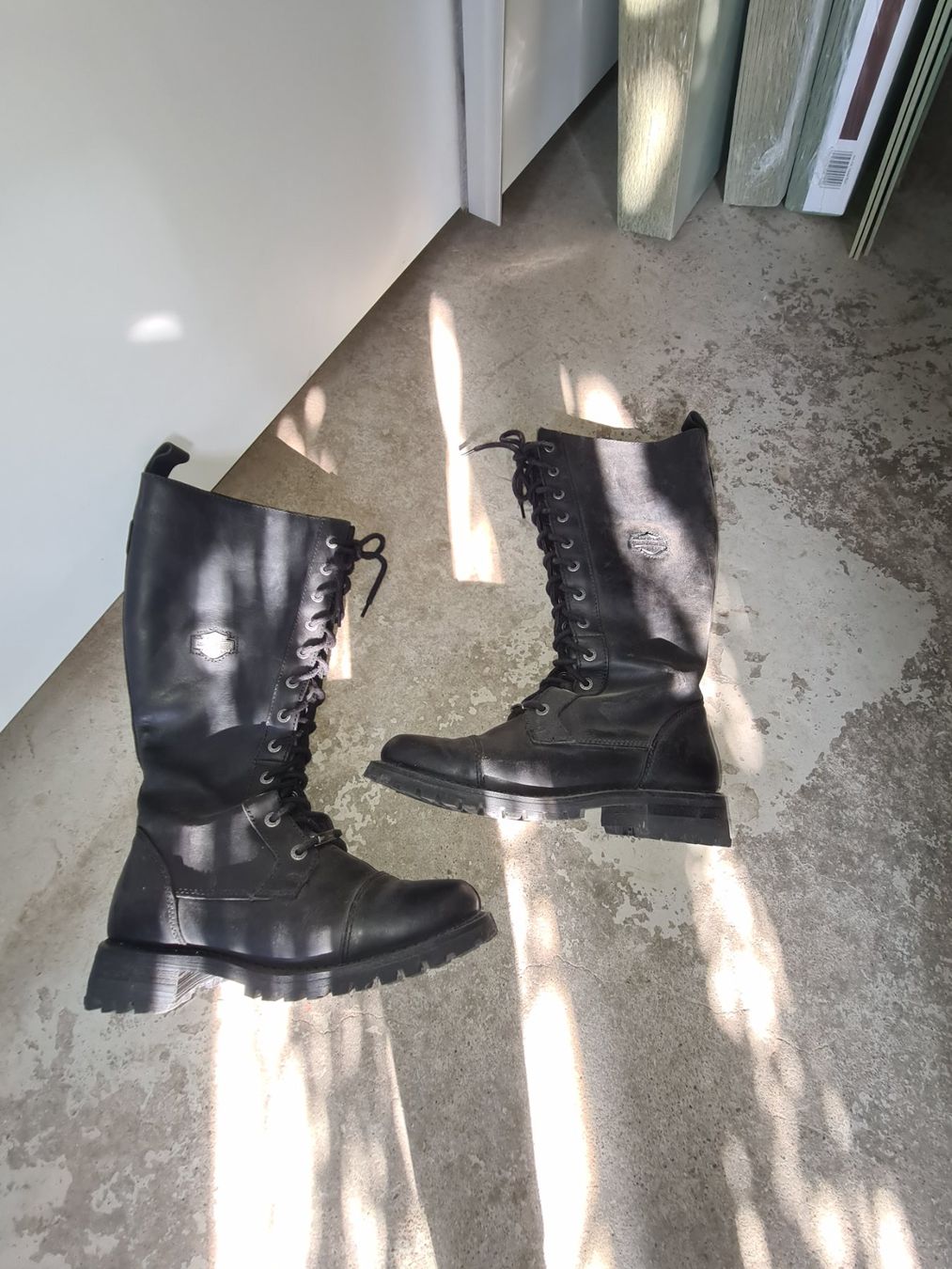 Harley-Davidson Scarpe da uomo: Harley-Davidson Lederstiefel, Gr. 41 – Usato da Reute AR venduto da angelflower 2