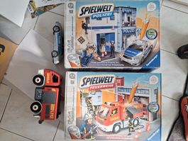 Ravensburger Tiptoi Spielwelt Feuerwehr & Polizei 