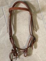 Western Kopfstück Leder