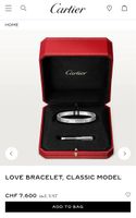 Cartier Love Bracelet White Gold - Classic, 17cm