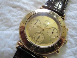 Fortis Hedonist Quartz Herren 38 mm Chrono Tag-Datum  Läuft