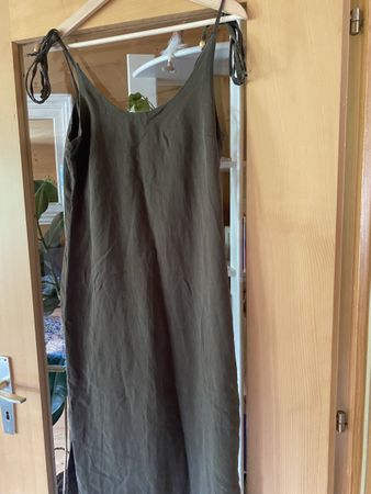 ZARA Kleid grün Grösse S Baumwolle guter Zustand