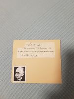 Edmund Schulthess, Bundesrat, Original-Autogramm