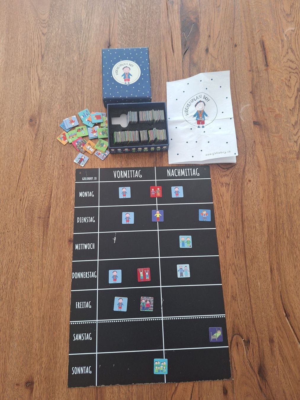 Kalender: Wochenplan von Girl or Boy – Gebraucht aus Reinach AG von MRoxanne
