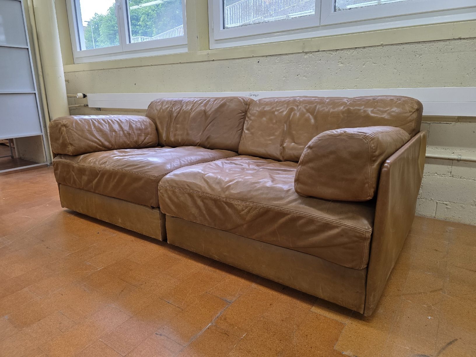 De Sede Divani: Designer Leder Sofa / Schlafsofa De Sede DS76 2-teilig – Usato da Lichtensteig venduto da Usedinstorecom 1
