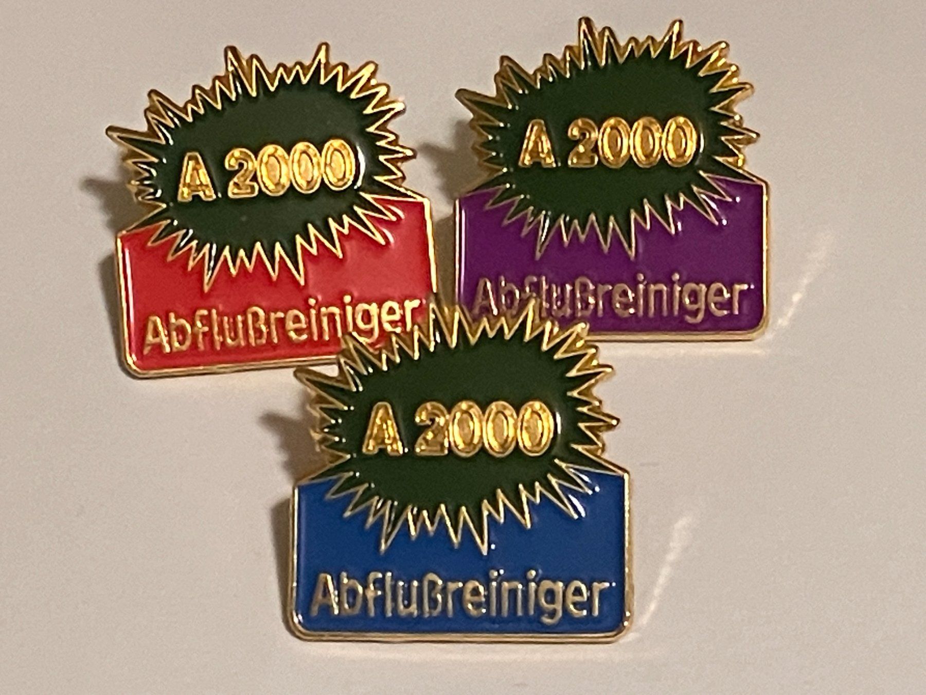Placchette & Badge: 3 Pin A 2000 Abflussreiniger – Usato da Basel venduto da djwwpp
