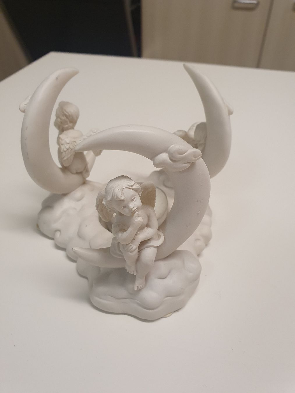 Tutte le decorazioni: Wunderschöner Engel Kerzenhalter, weiss – Usato da Erlinsbach venduto da conc7 1