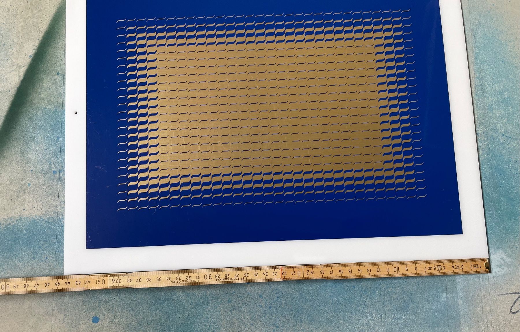 Foto & Immagini: Bild Siebdruck blau – Usato da Rütihof venduto da JulieH85 4