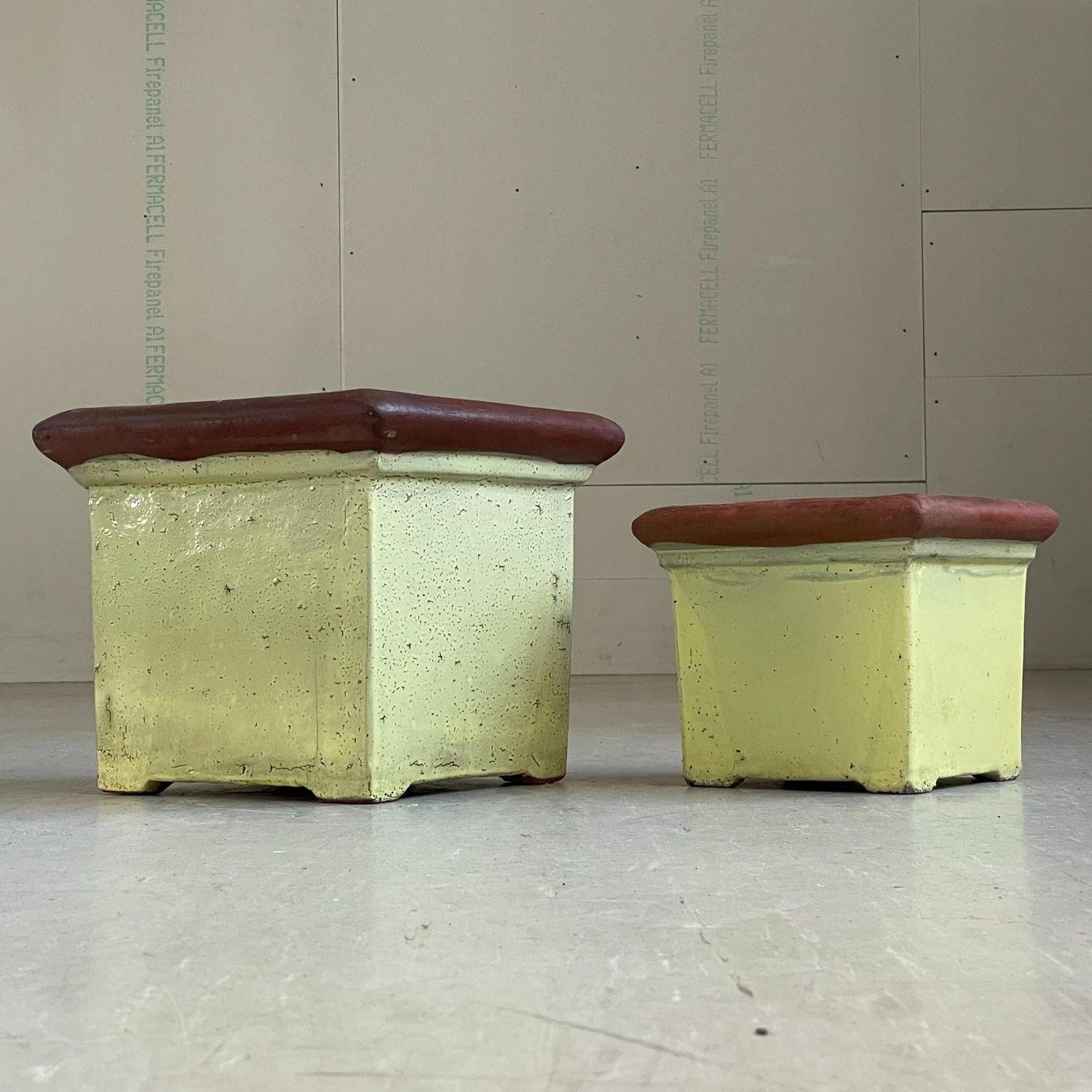 Vasi per fiori: 2er Set Pflanzentöpfe hellgrün – Usato da Bern venduto da Modern-Era 7