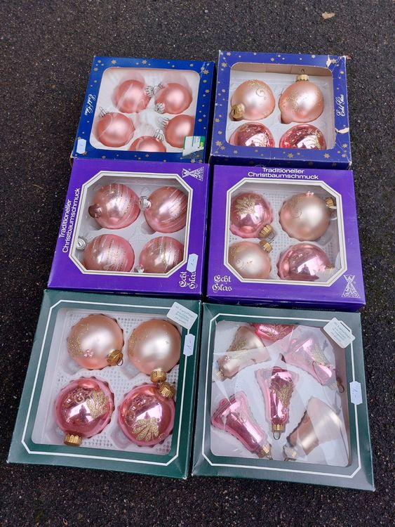 Christbaumkugeln, rosa Kaufen auf Ricardo