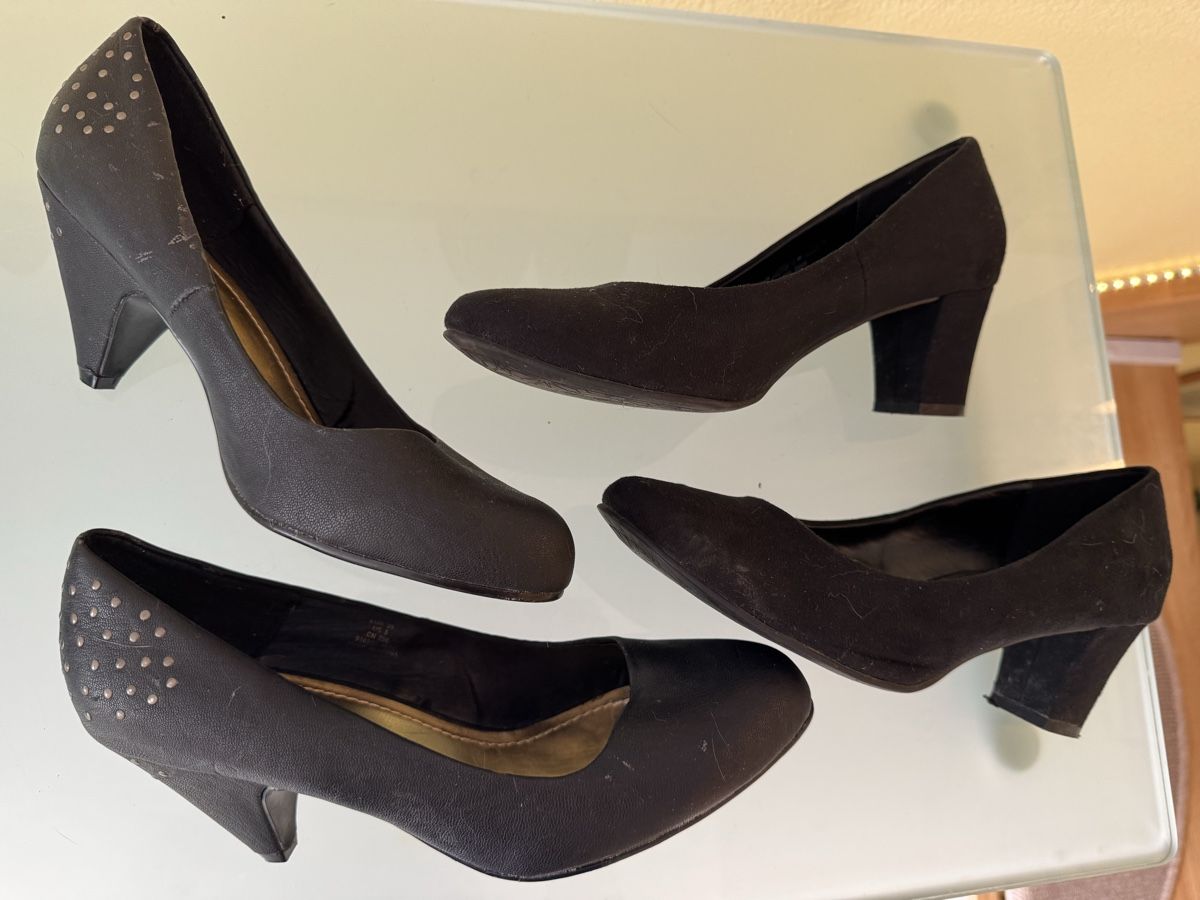 Scarpe da donna: 6 paar Pumps schwarz Gr. 39 – Usato da Thun venduto da Pfausi1966 4