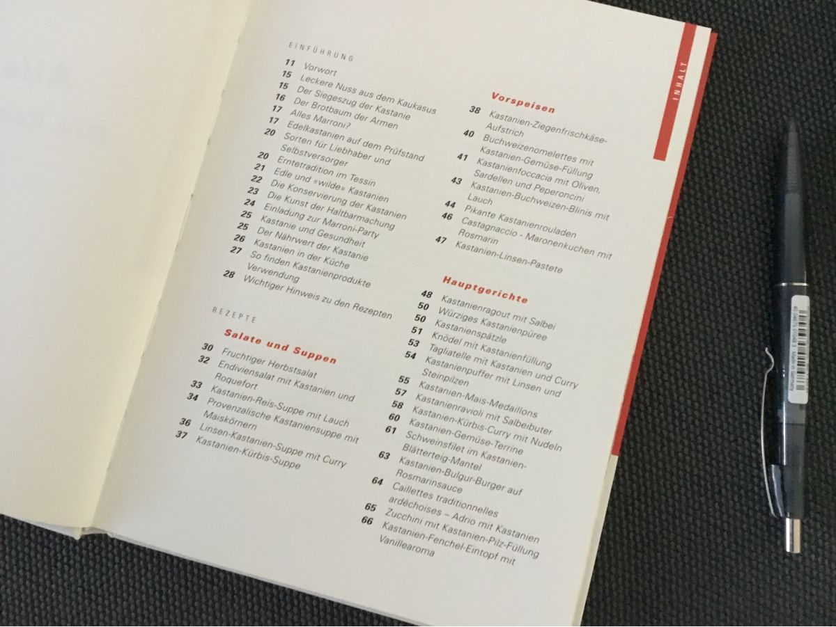 Libri: Alles Marroni die Kastanien Küche – Usato da Triesen venduto da Trisuna 2