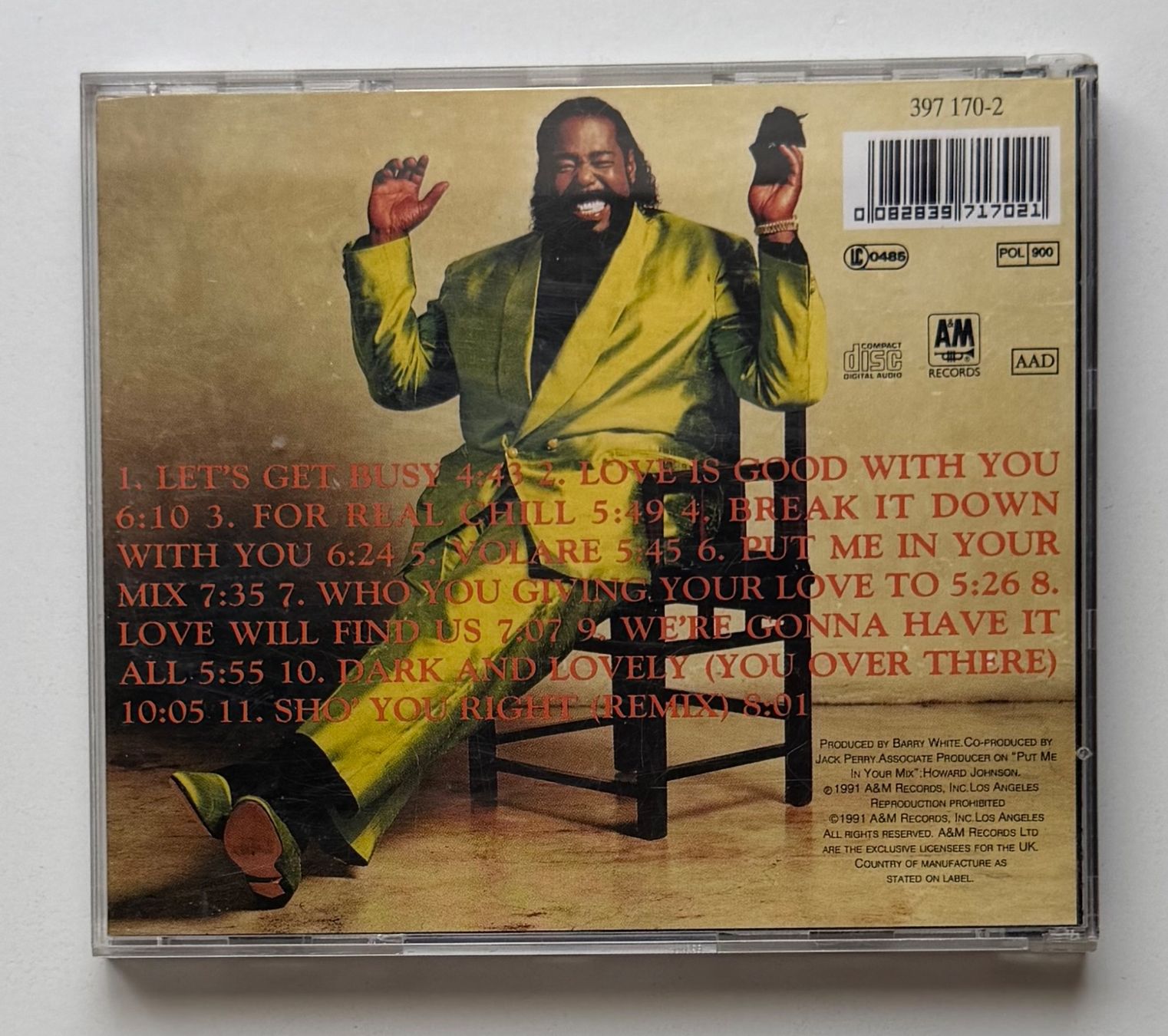 CD: Barry White / Put Me In Your Mix – Usato da Näfels venduto da rottabi 1