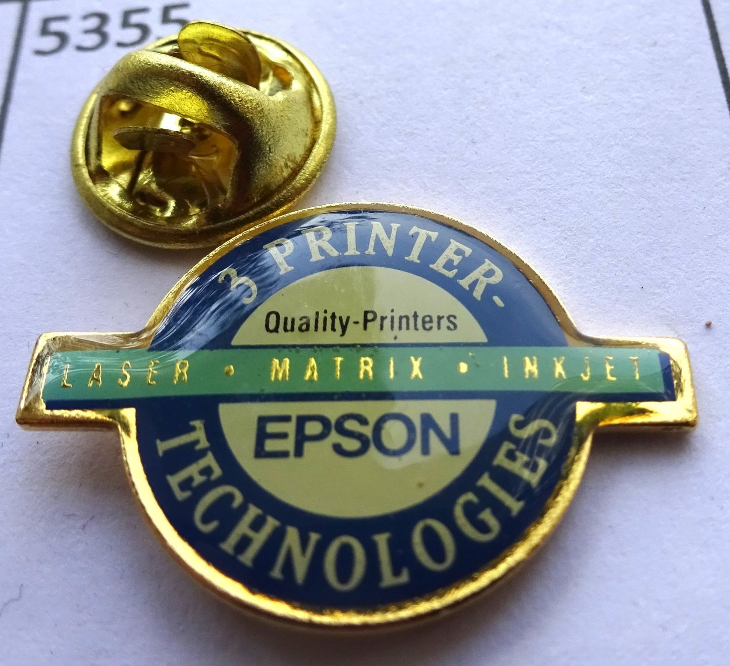 Placchette & Badge: Pin  EPSON   Technolgies  3 PRINTER – Usato da Utzenstorf venduto da BUtter81