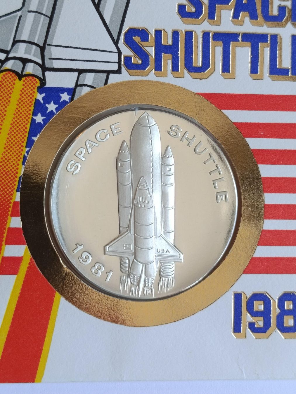 Médailles: Numisbrief Space Shuttle 1981 mit Silbermedaille ab 1 Fr. !! – D'occasion à Luzern par Vreneli_1 1