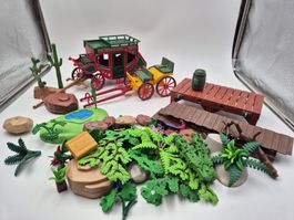 Playmobil Western Kutsche und Zubehör guter Zustand
