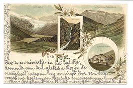 Gruss aus Fex (GR) Fextal - Rest. Airquint - Silvaplana 1901