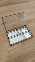 Schmuckschatulle aus Glas mit Spiegel neuwertig