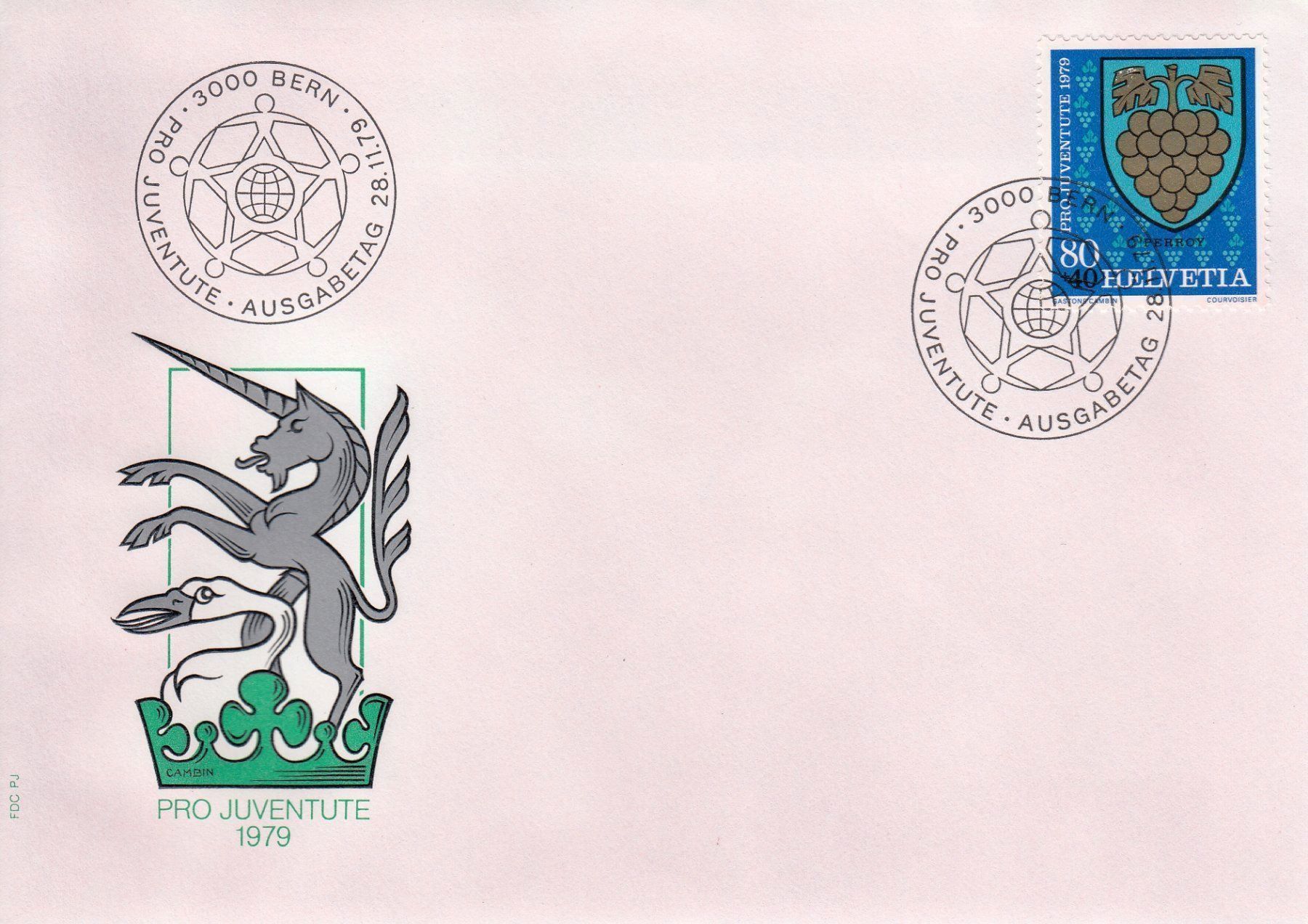 Tutti i francobolli: 1979 Pro Juventute 4 FDC – Usato da Spreitenbach venduto da Mustang_1105 3