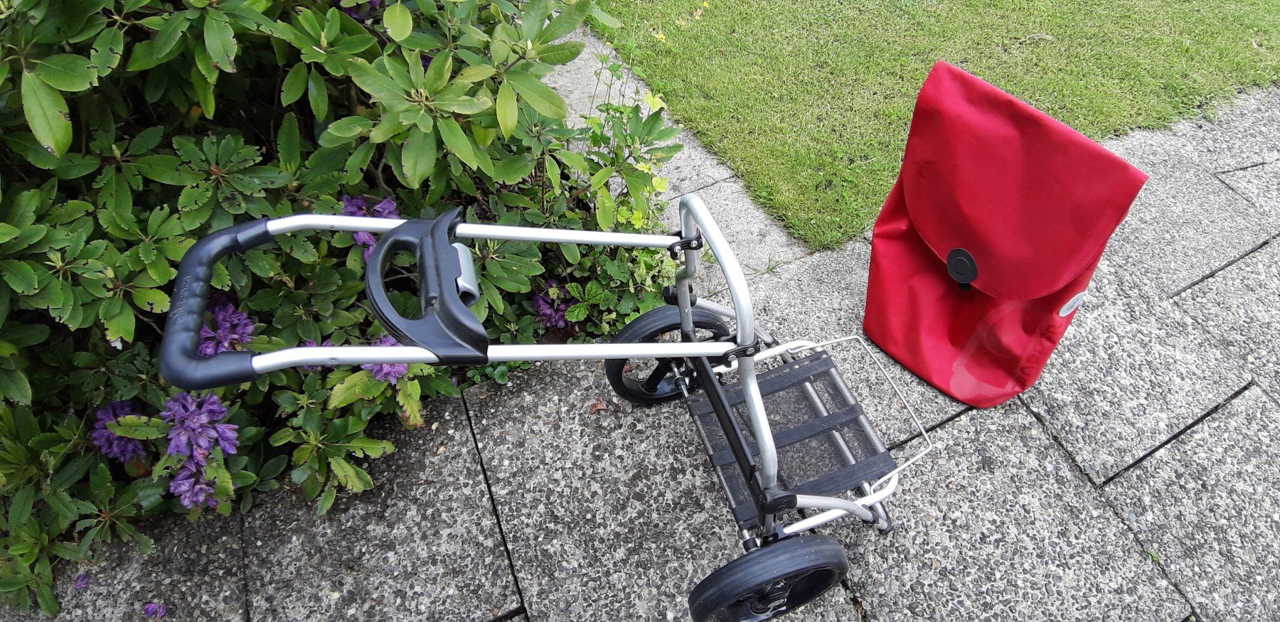 Sonstiges für Haushalt & Wohnen: ANDERSEN Einkaufstrolley Royal / Tasche rot – Gebraucht aus Henggart von hen_9f22 6