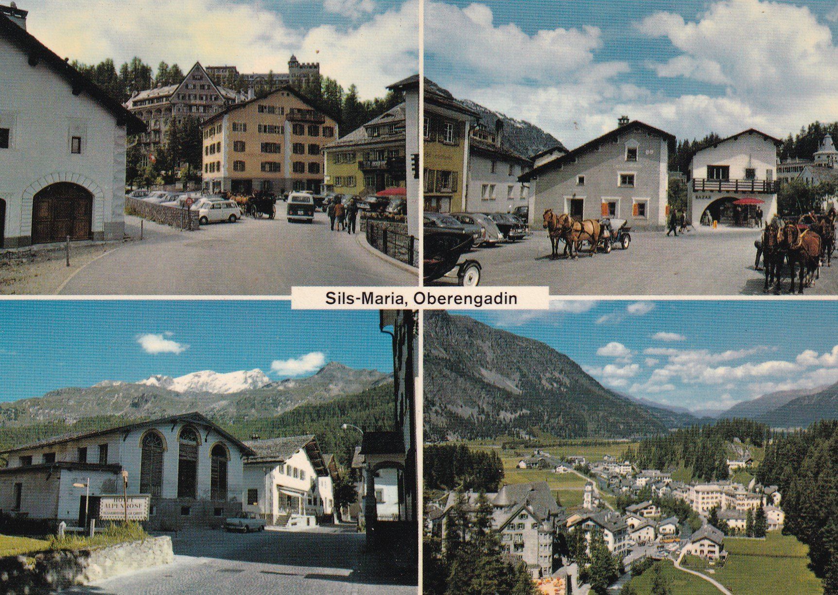 Ansichtskarten: Sils-Maria Oberengadin – Gebraucht aus Cormoret von Pascalll2001