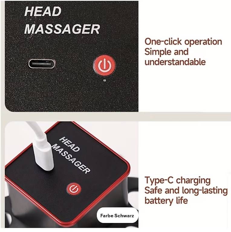 Dispositivi per massaggi: Neues Kabelloses Kopf Massage Gerät – Nuovo e nell'imballaggio originale da Altenrhein venduto da marcow313 3